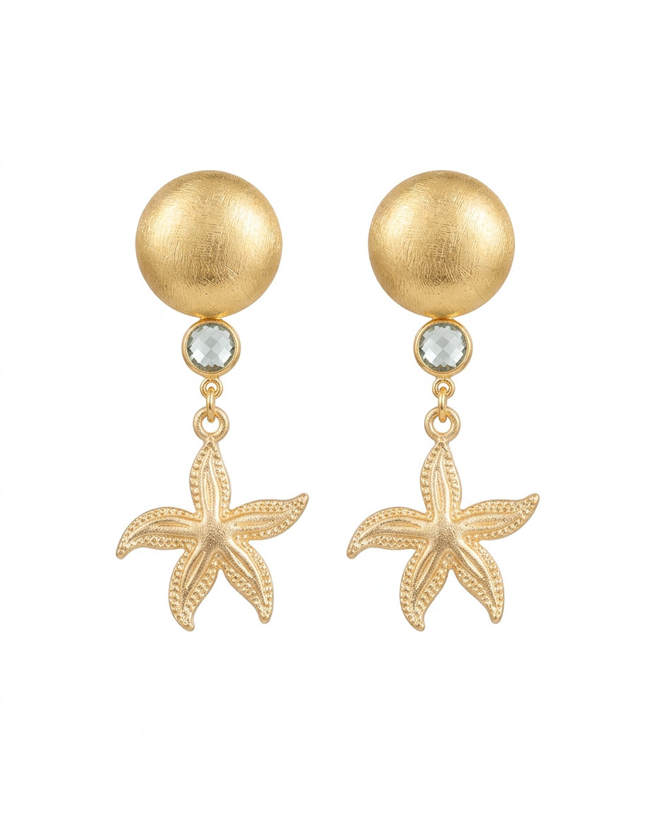 Aros Estrella Cristal