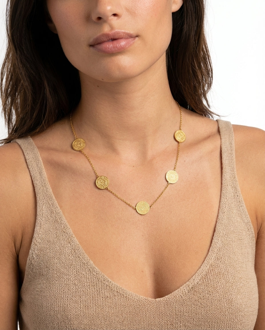 Collar Monedas Conector