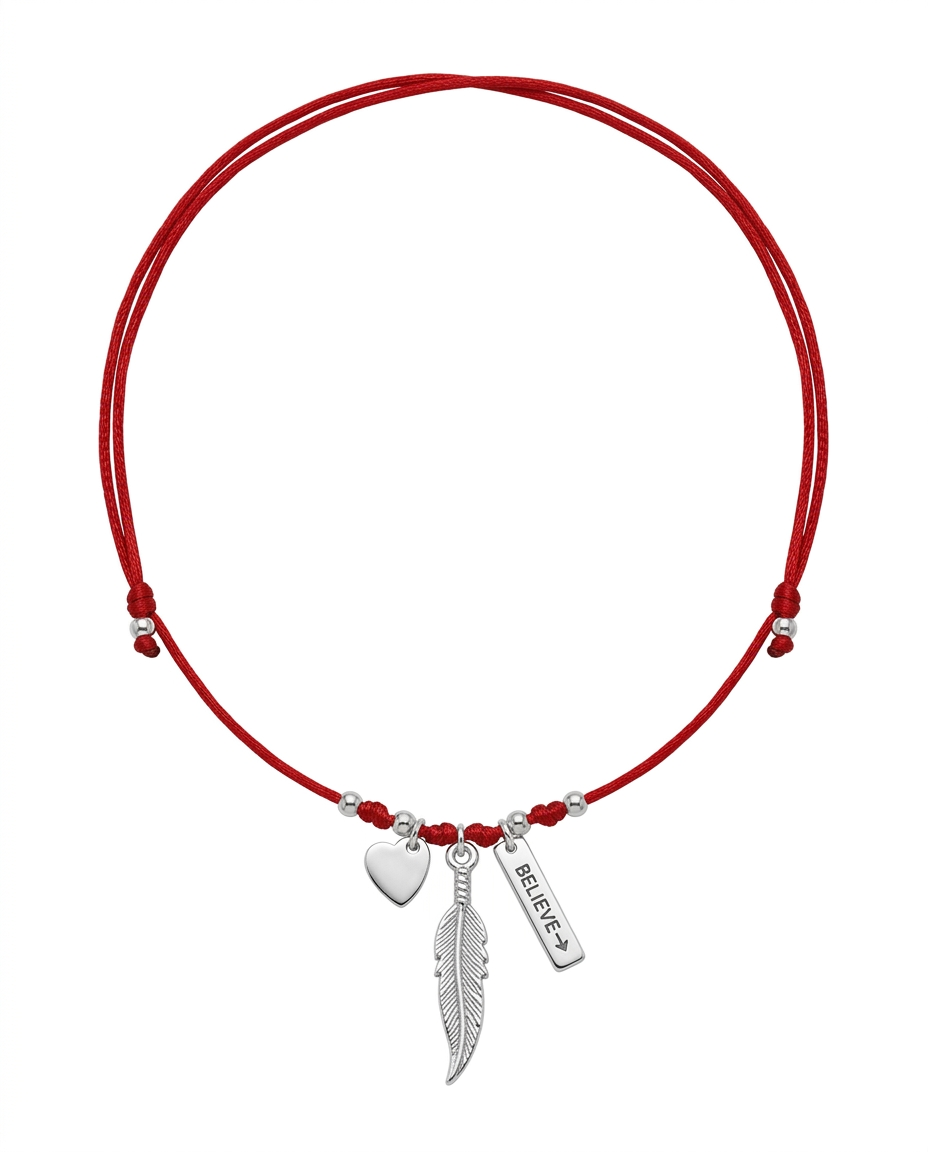 Collar Pluma Charms