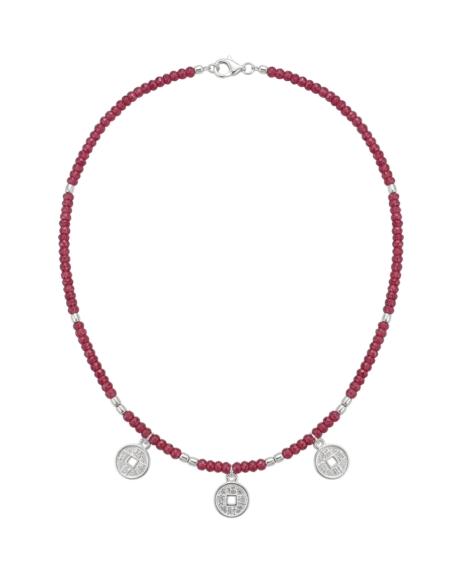 Collar Circón Cherry