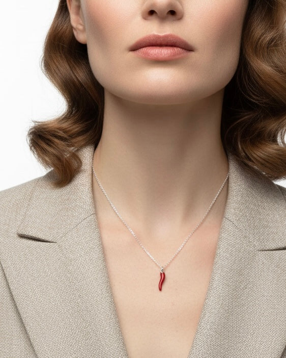 Collar Ají Silver