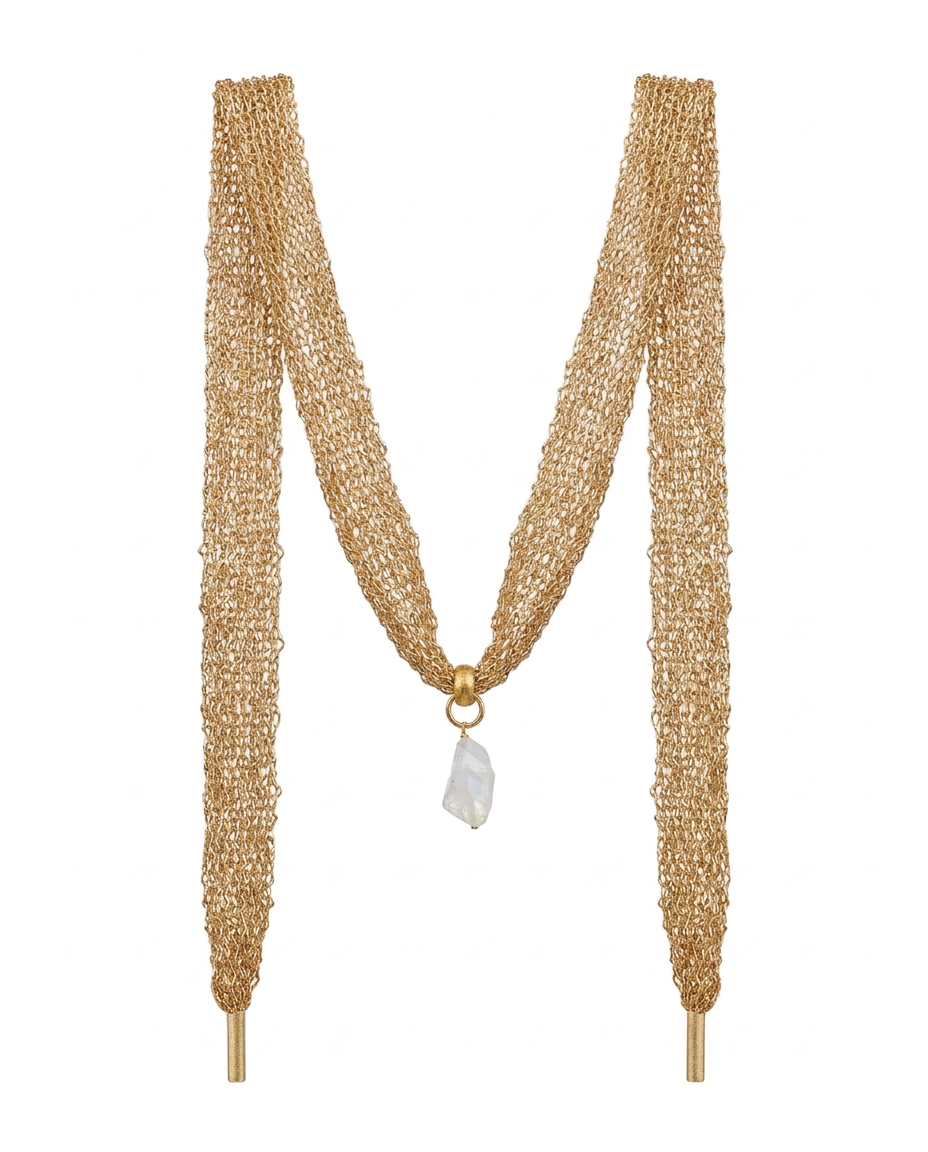 Collar Malla Dorado