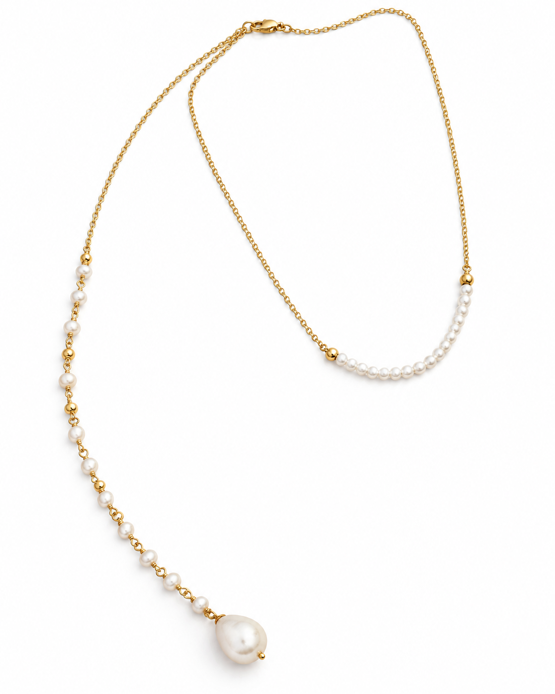 Collar Espalda Perlas