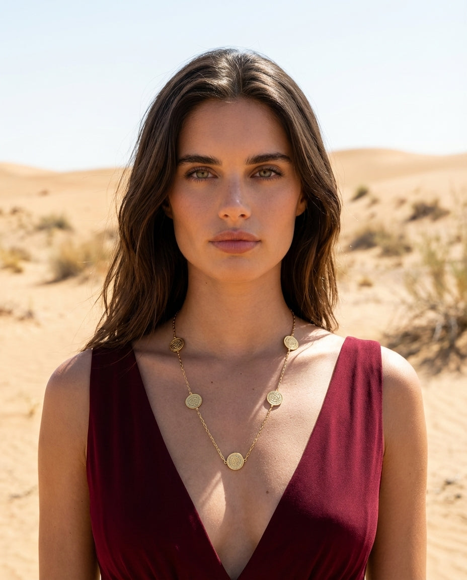 Collar Monedas Conector