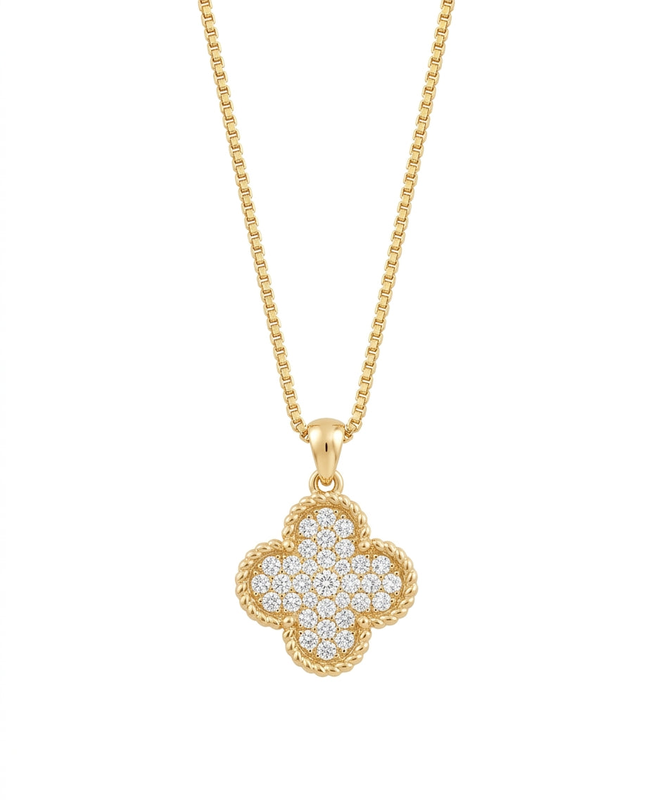 Collar Trébol Circonitas