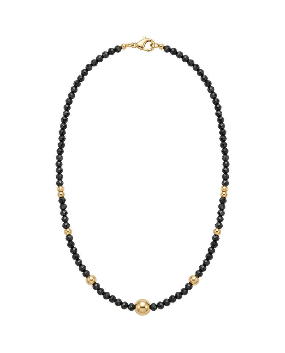 Collar Piritas Oro Gf