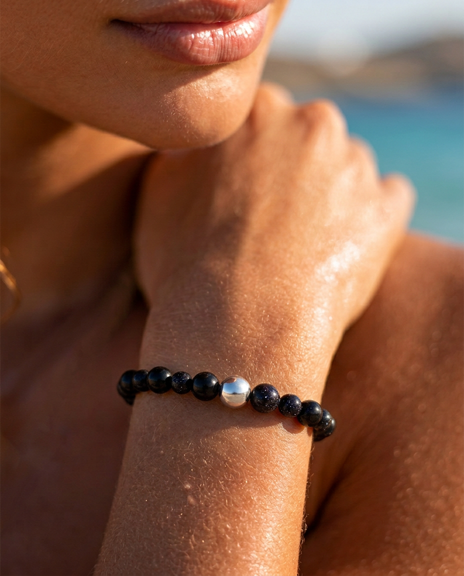 Pulsera Turmalina Silver