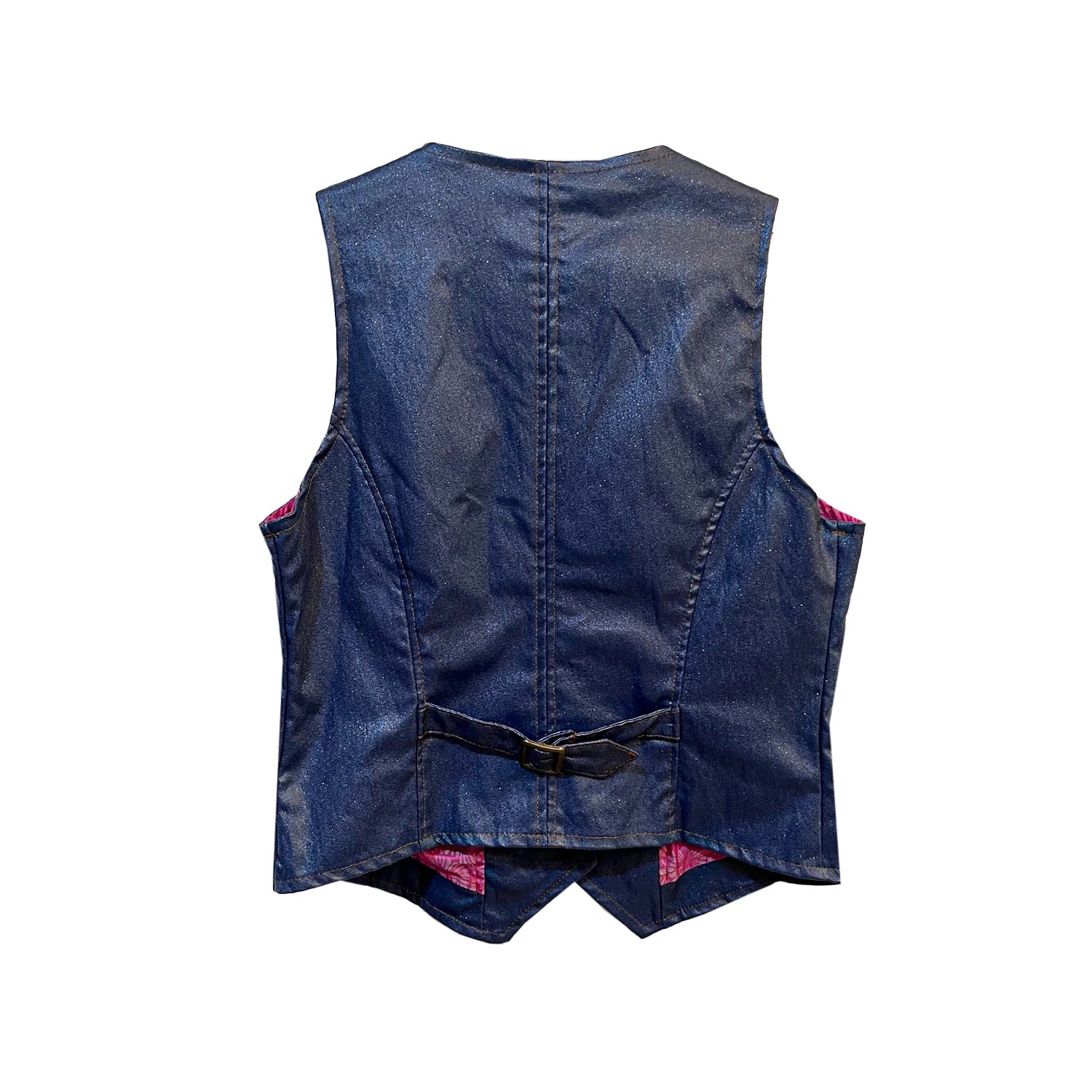 Gillette Azul Claro Flores Fucsia