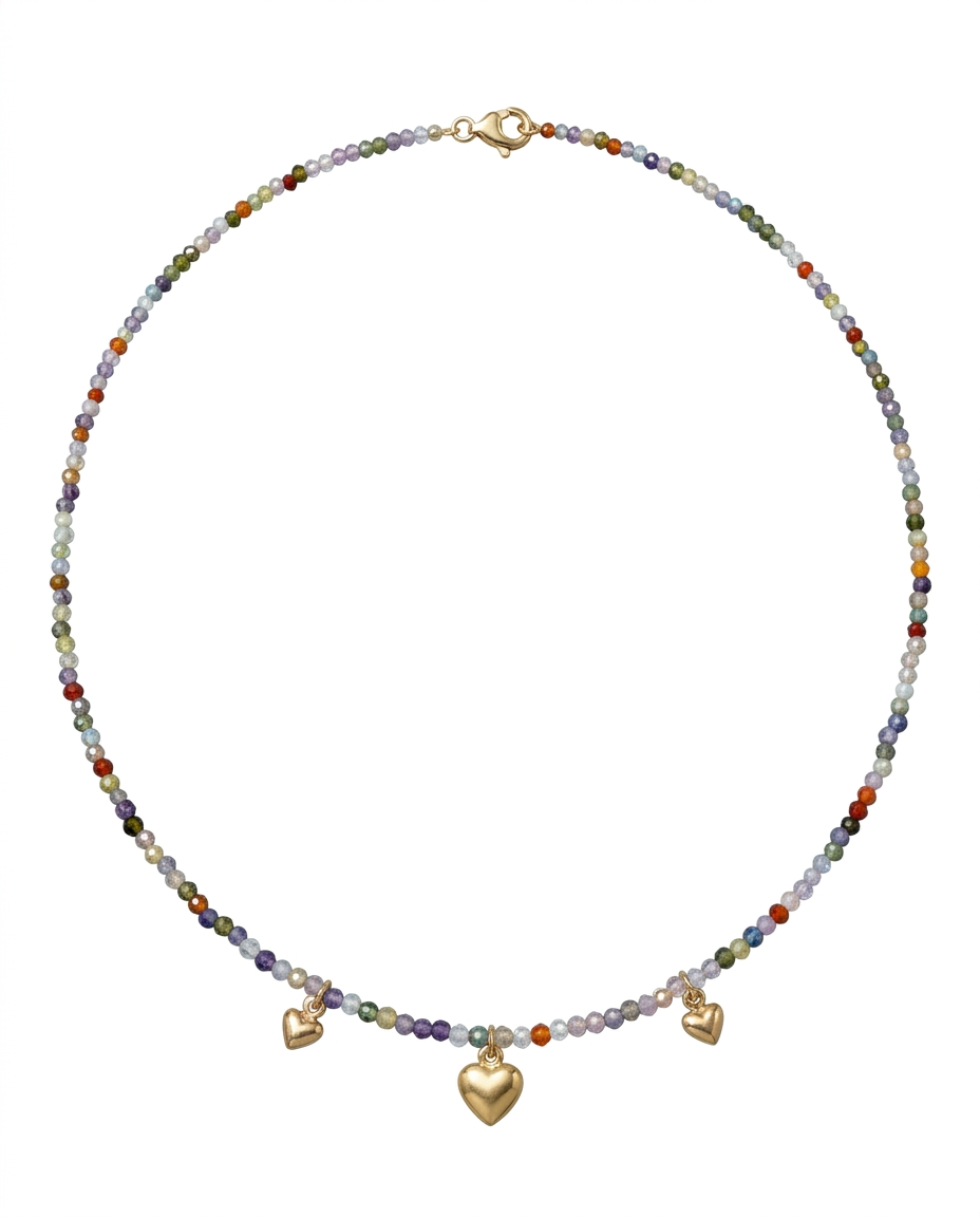 Collar Circones Facetados