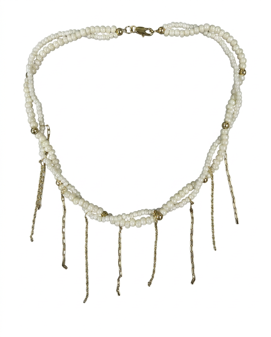 Collar Doble Perlas