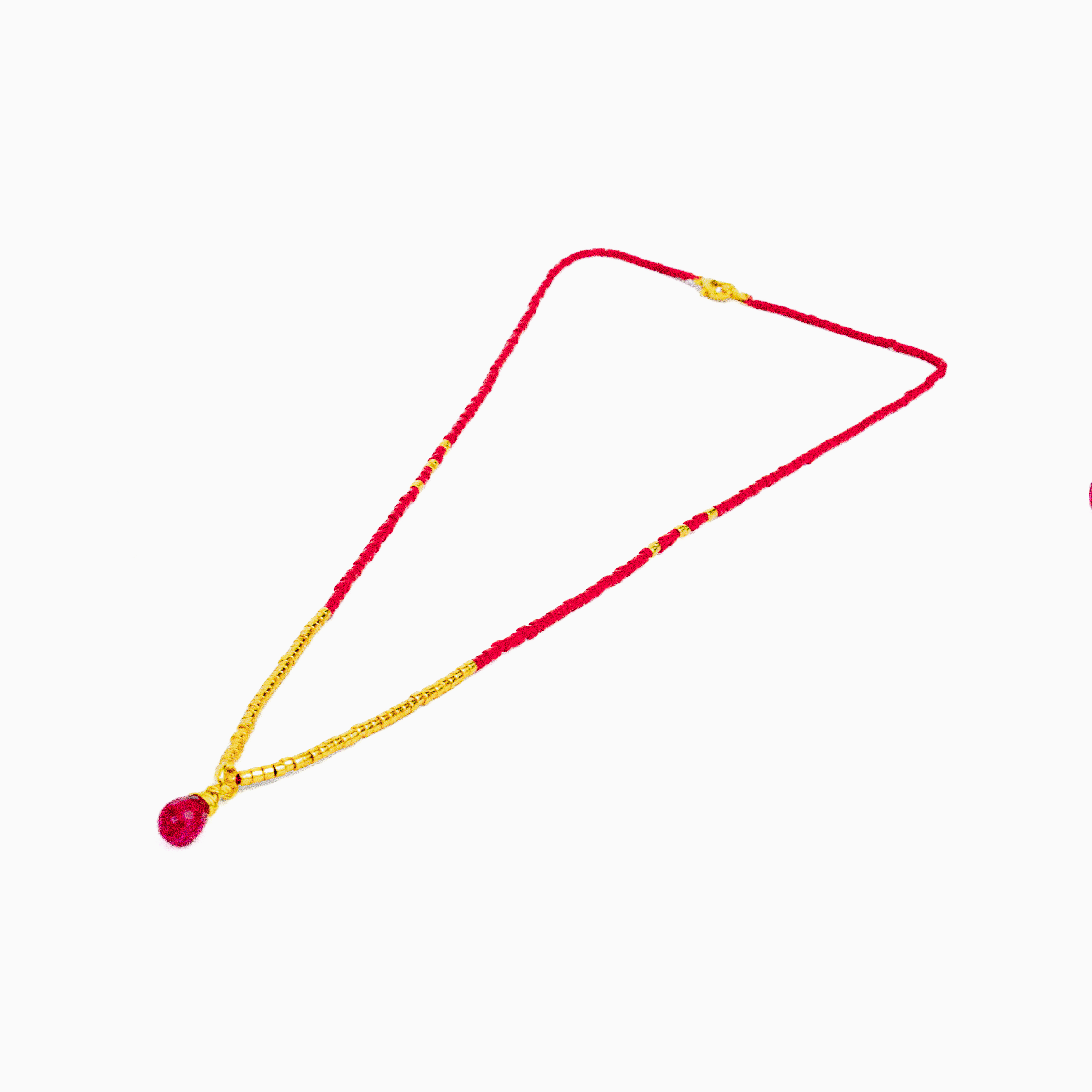 Collar Mostacilla Rojo