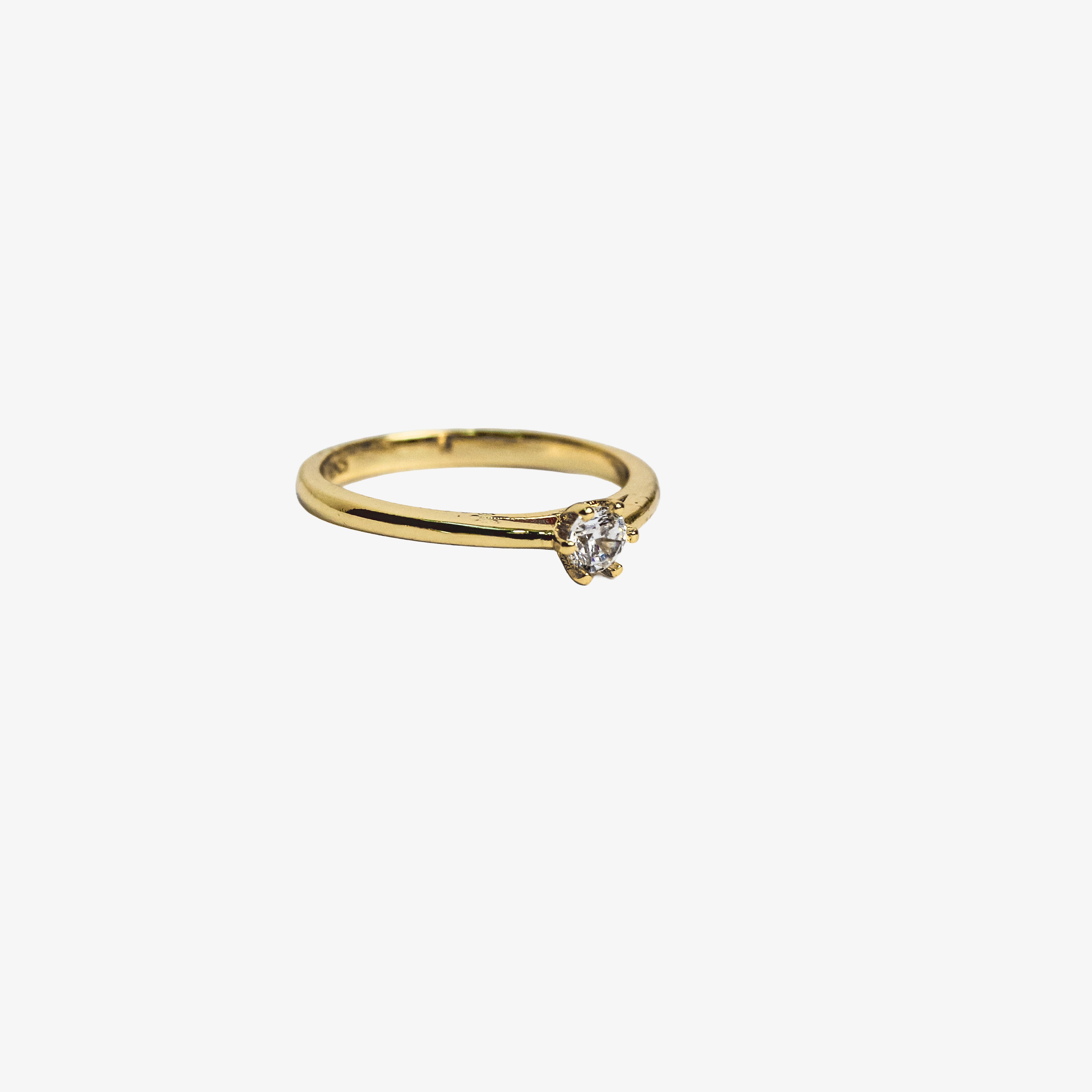 Anillo Solitario Gold
