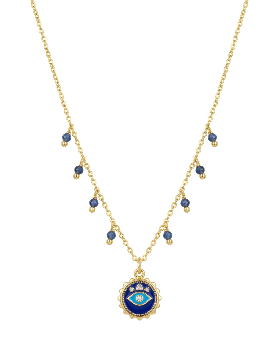 Collar Ojo Turco Azul