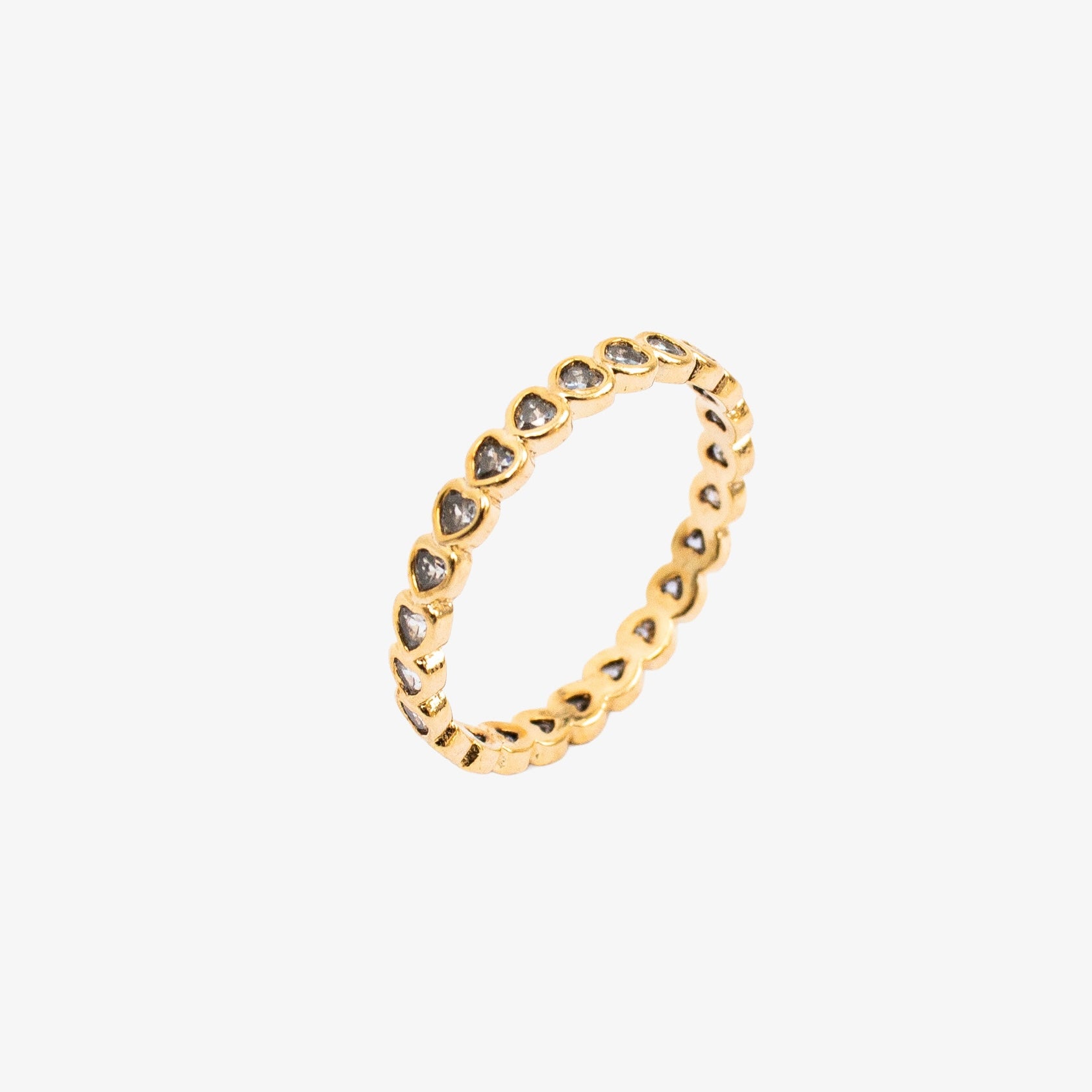 Anillo Corazón Circón