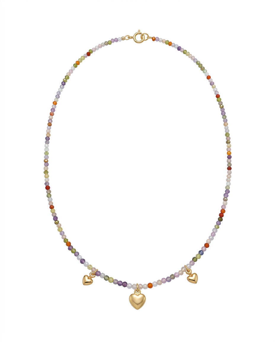 Collar Circones Facetados
