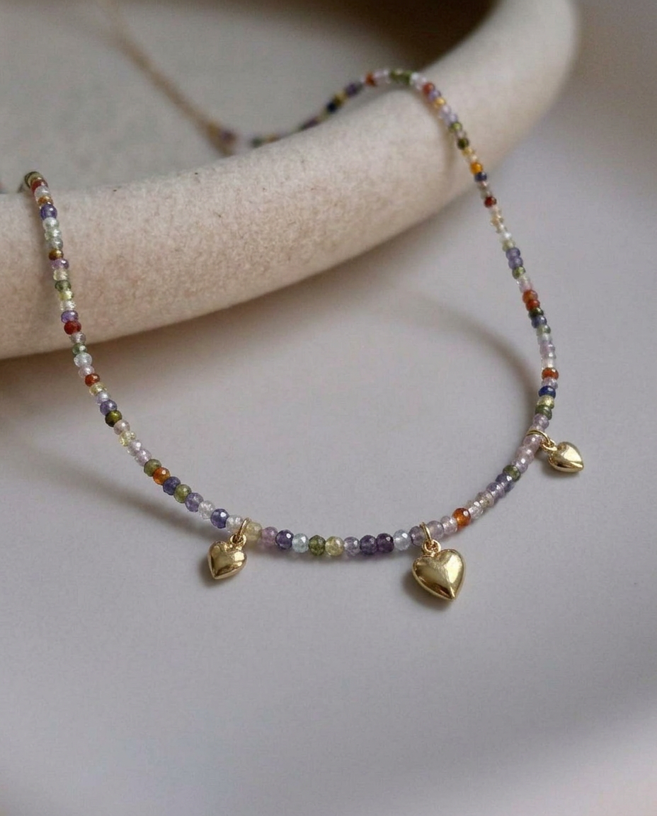Collar Circones Facetados