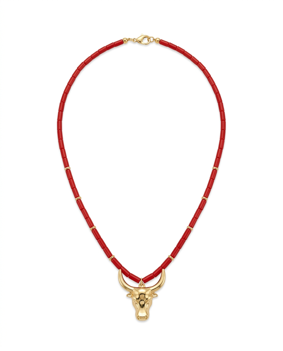 Collar Toro Coral