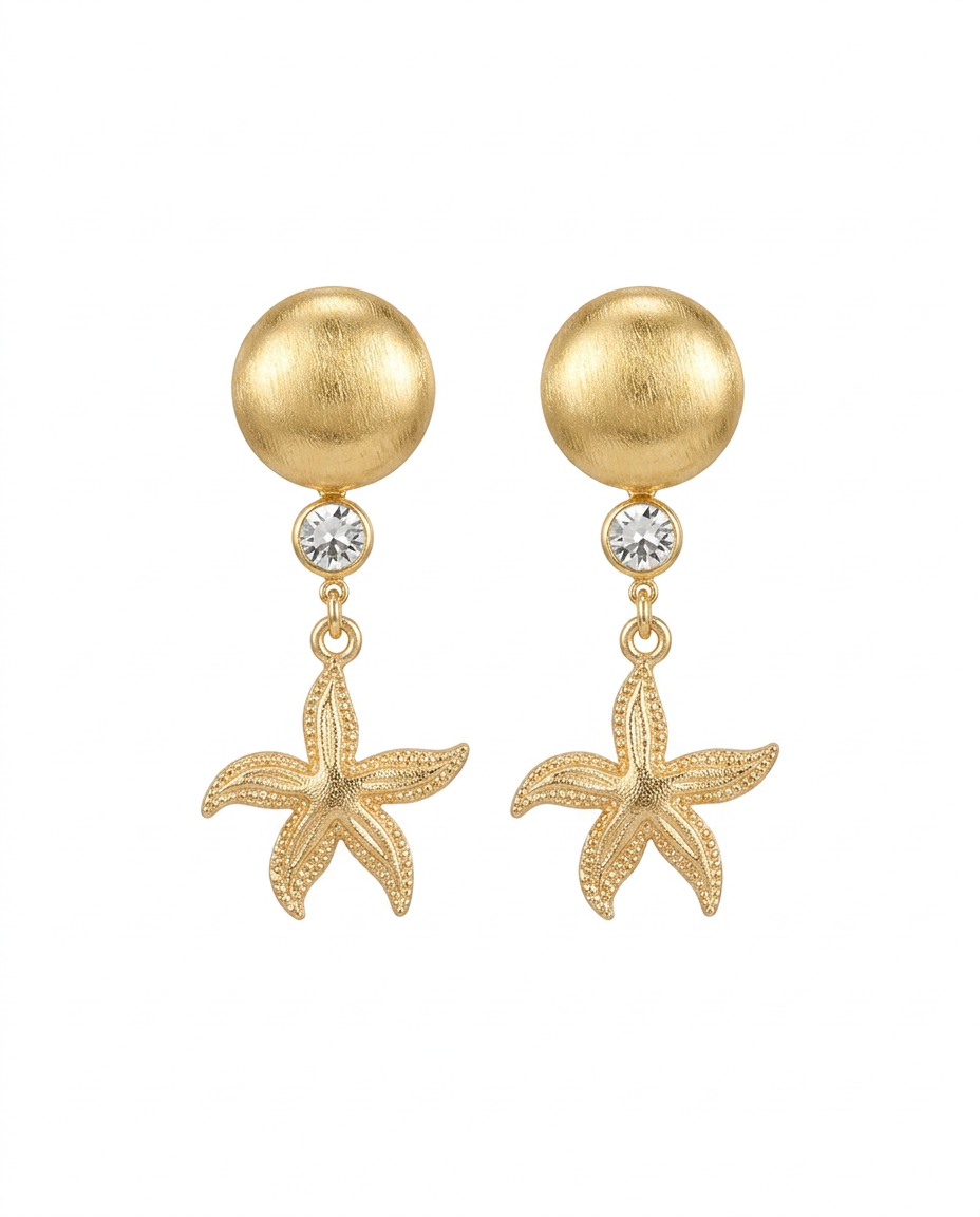 Aros Estrella Cristal