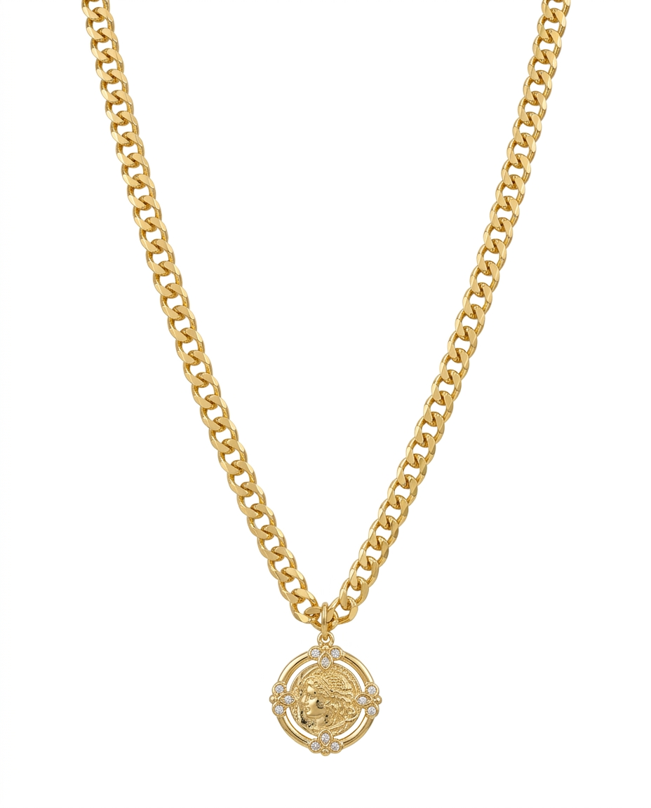Collar Medalla Mujer
