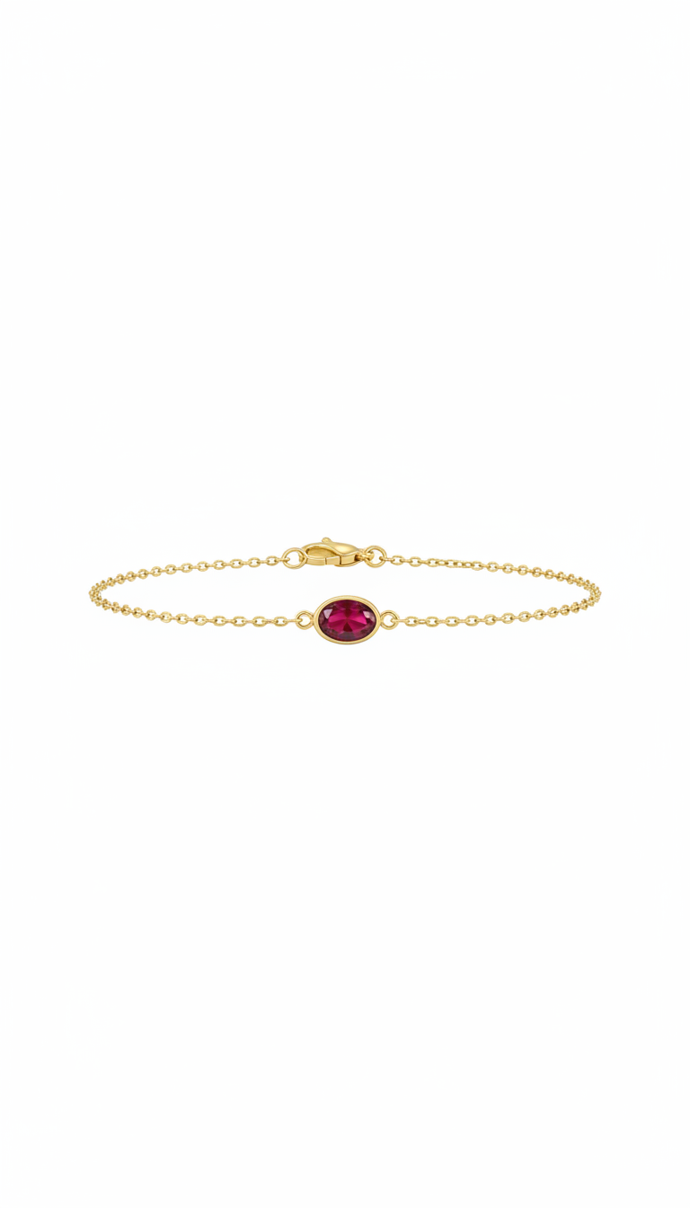 Pulsera Raíz de Rubí