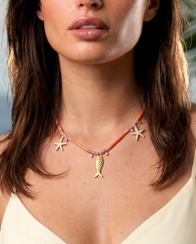 Collar Pez Naranjo