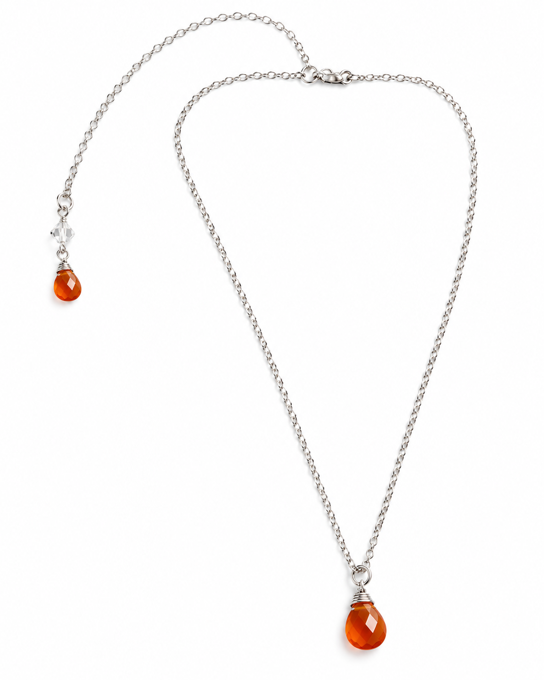 Collar Espalda Cristal Ámbar