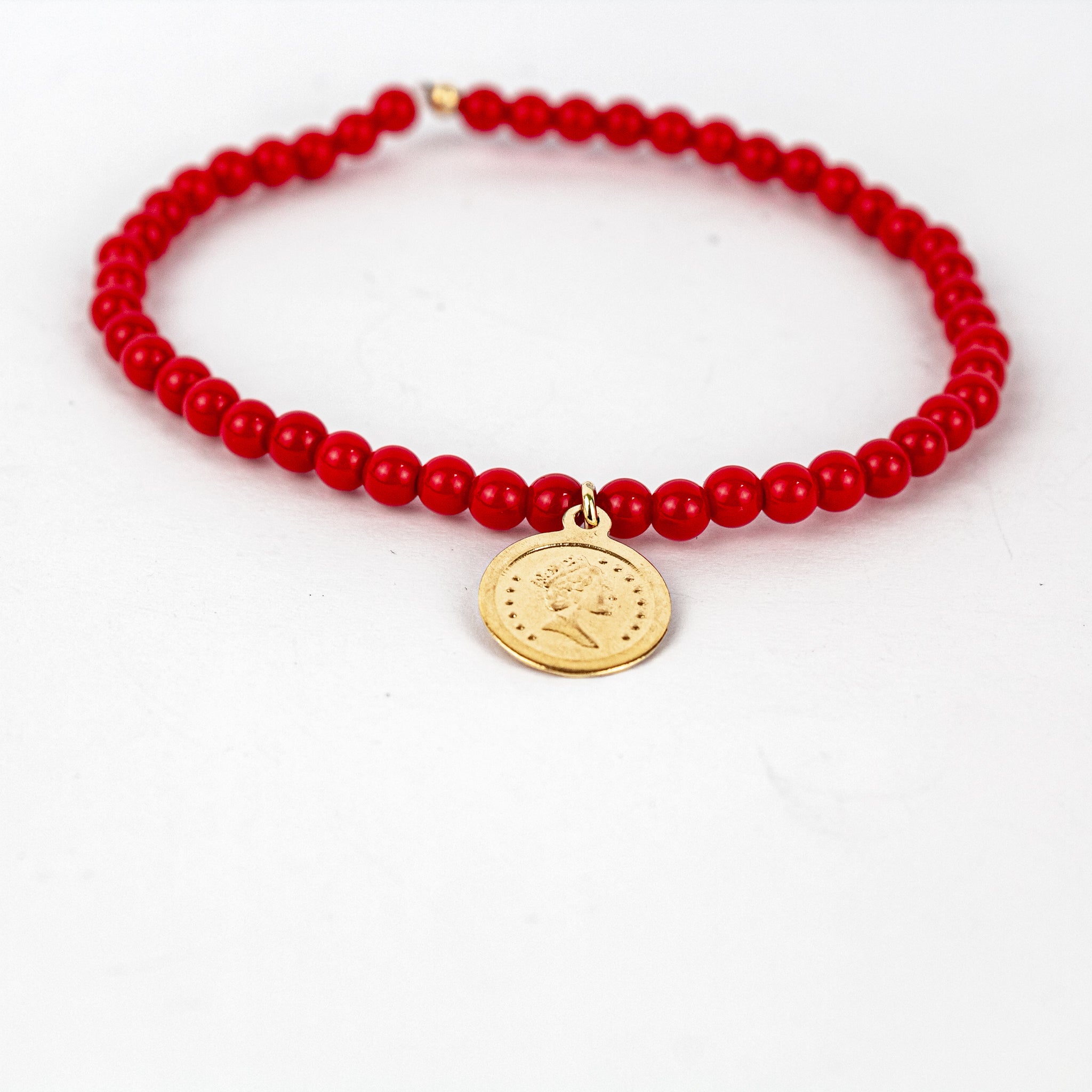 Pulsera Coral Moneda