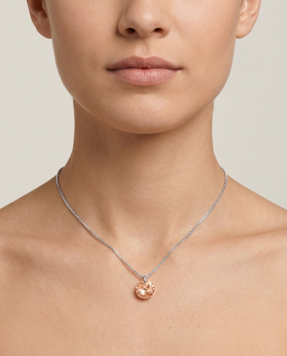 Collar Punto Luz Plata