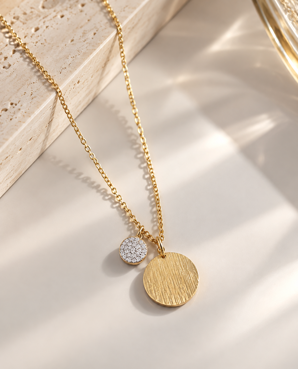 Collar Doble Medallas