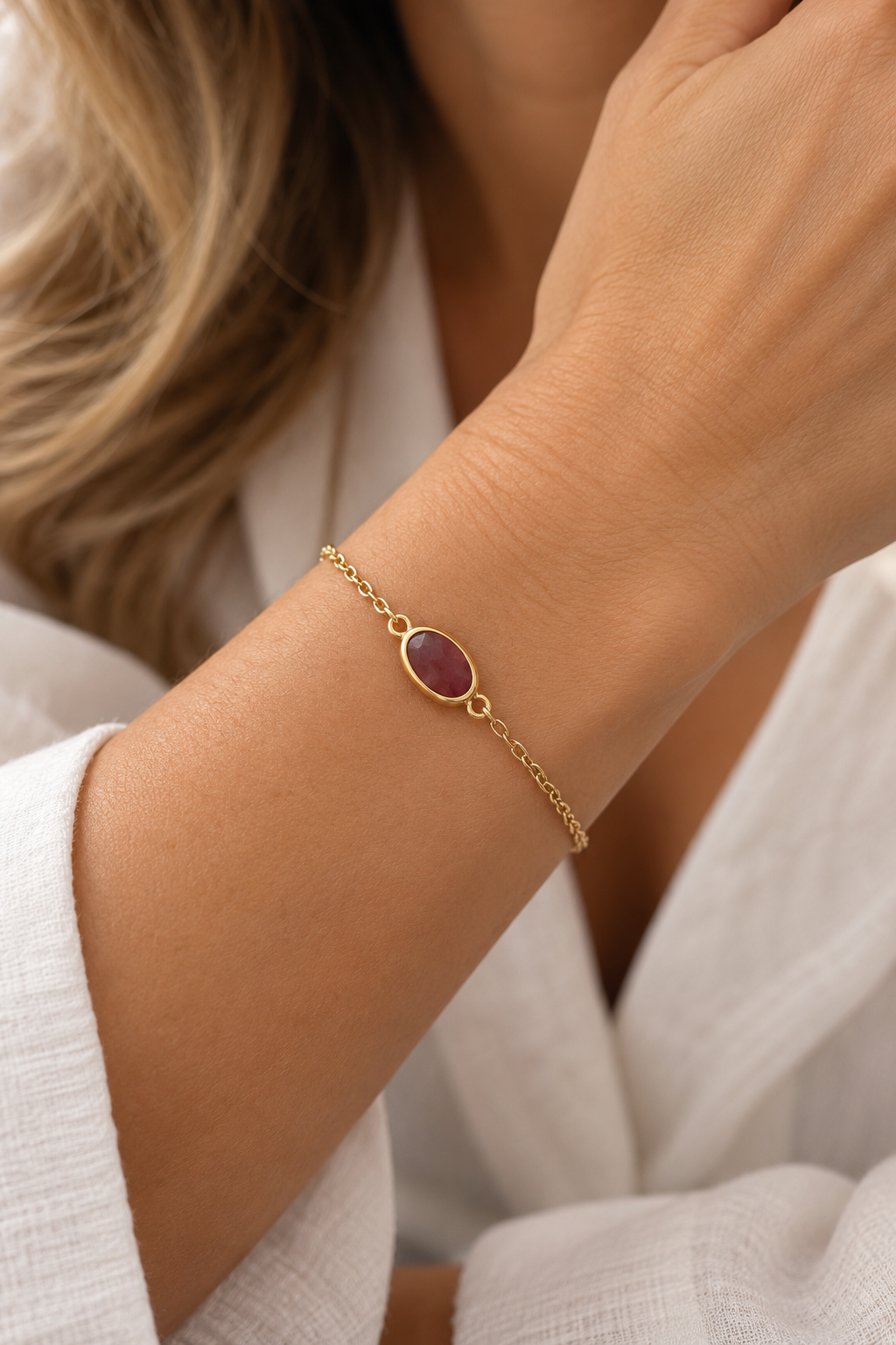 Pulsera Raíz de Rubí