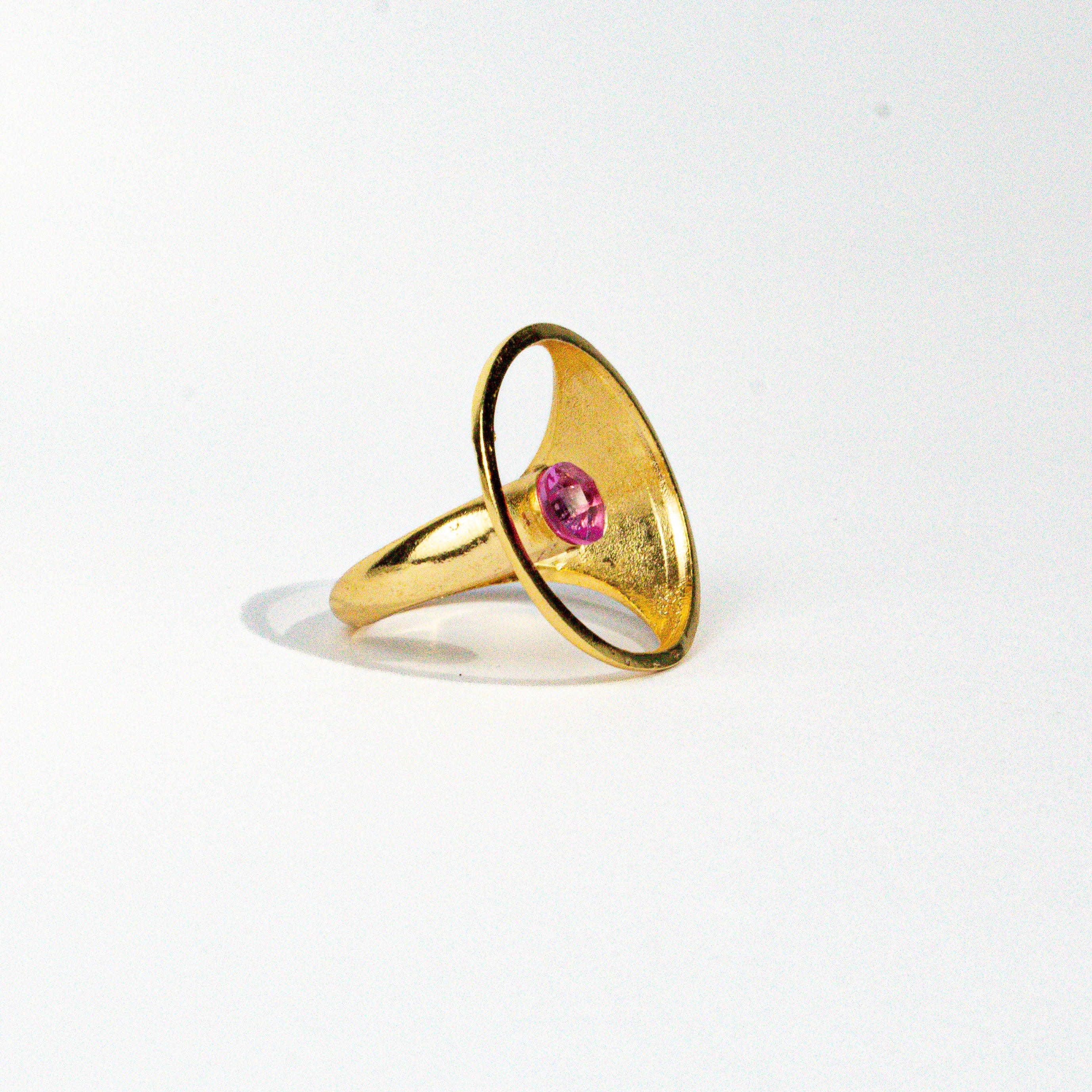 Anillo Circulo Rosa