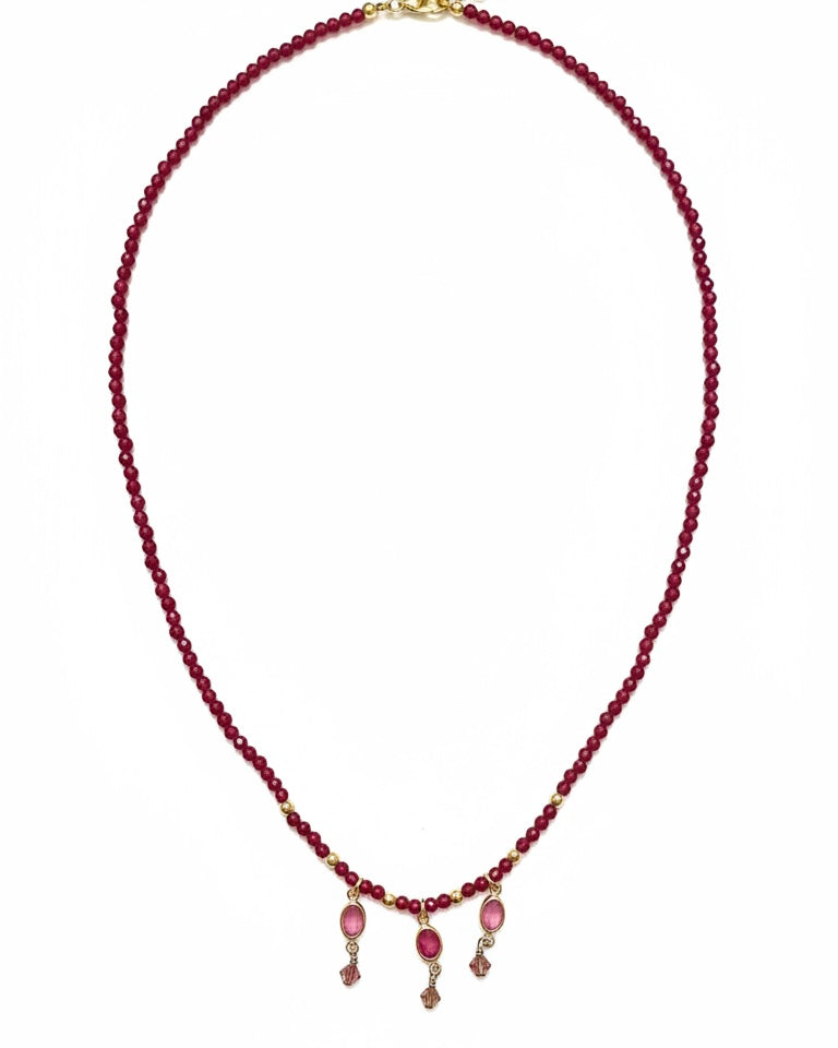 Collar Granates Oro