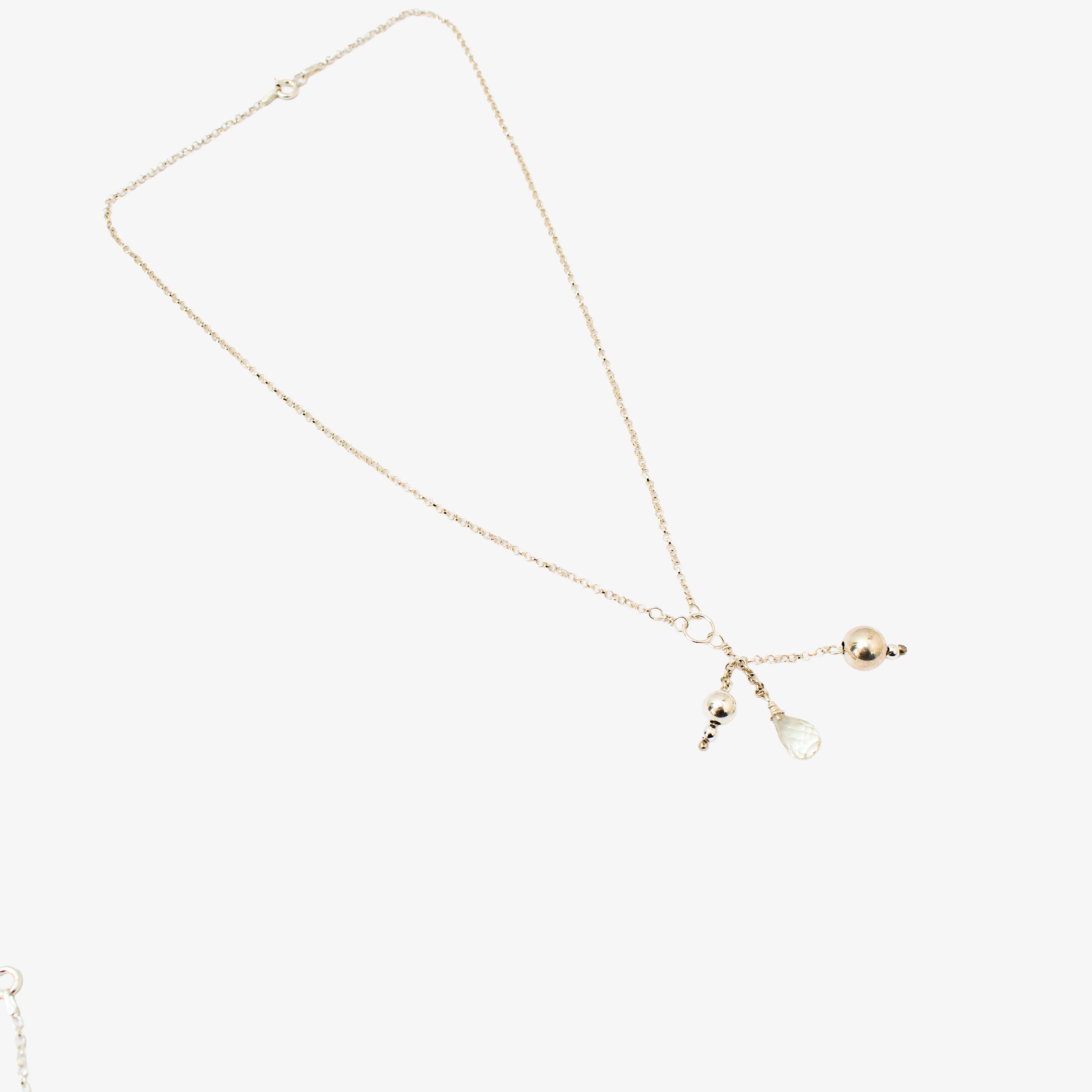 Collar Bolitas Colgantes