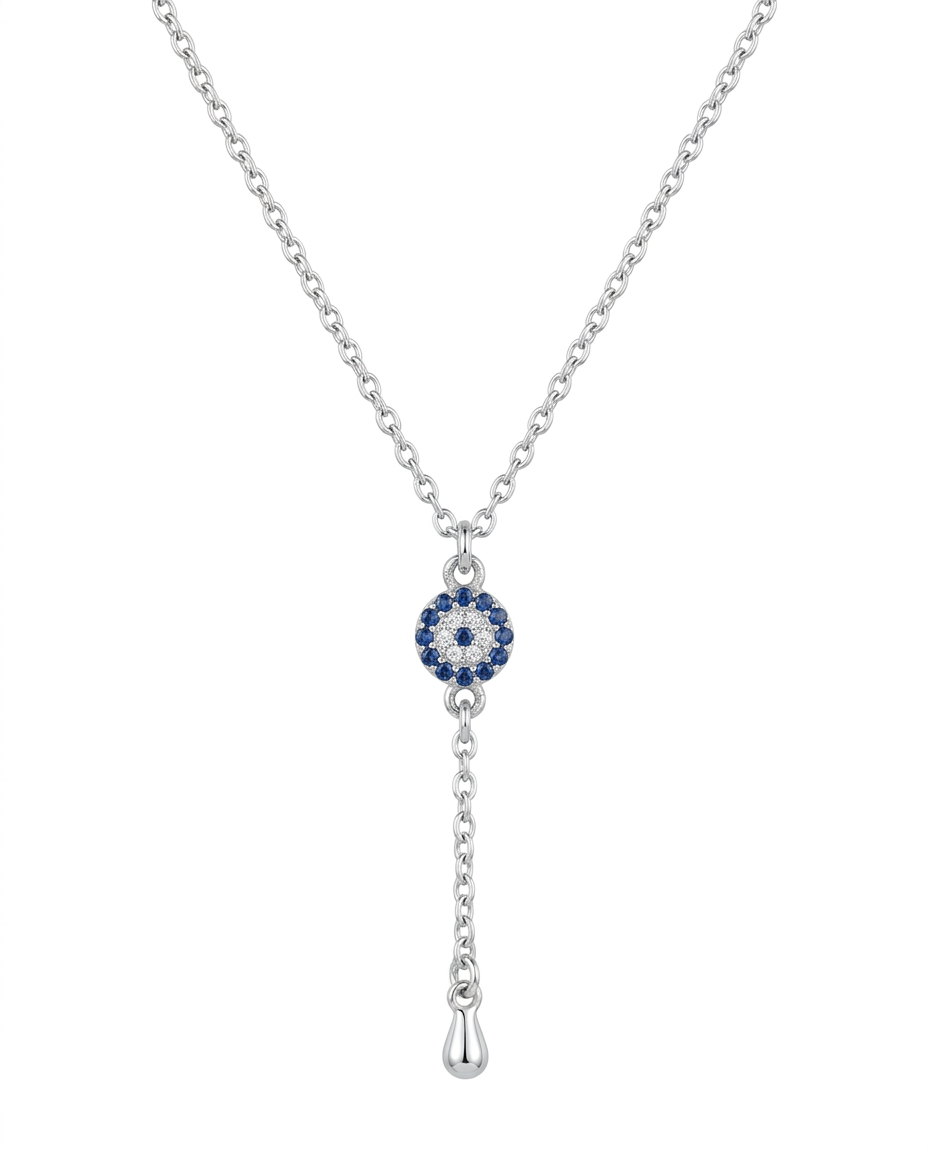 Collar Ojo Turco Silver