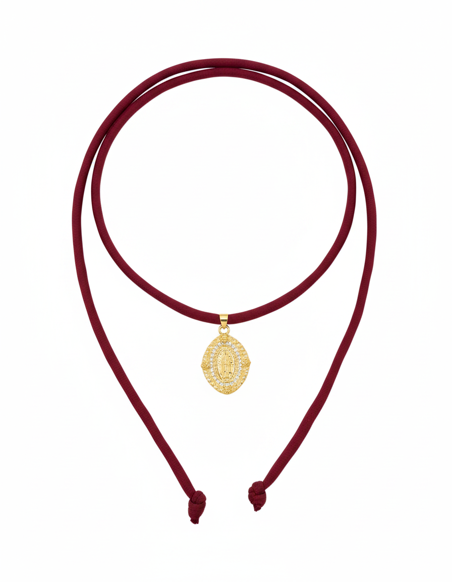 Collar Seda Virgen