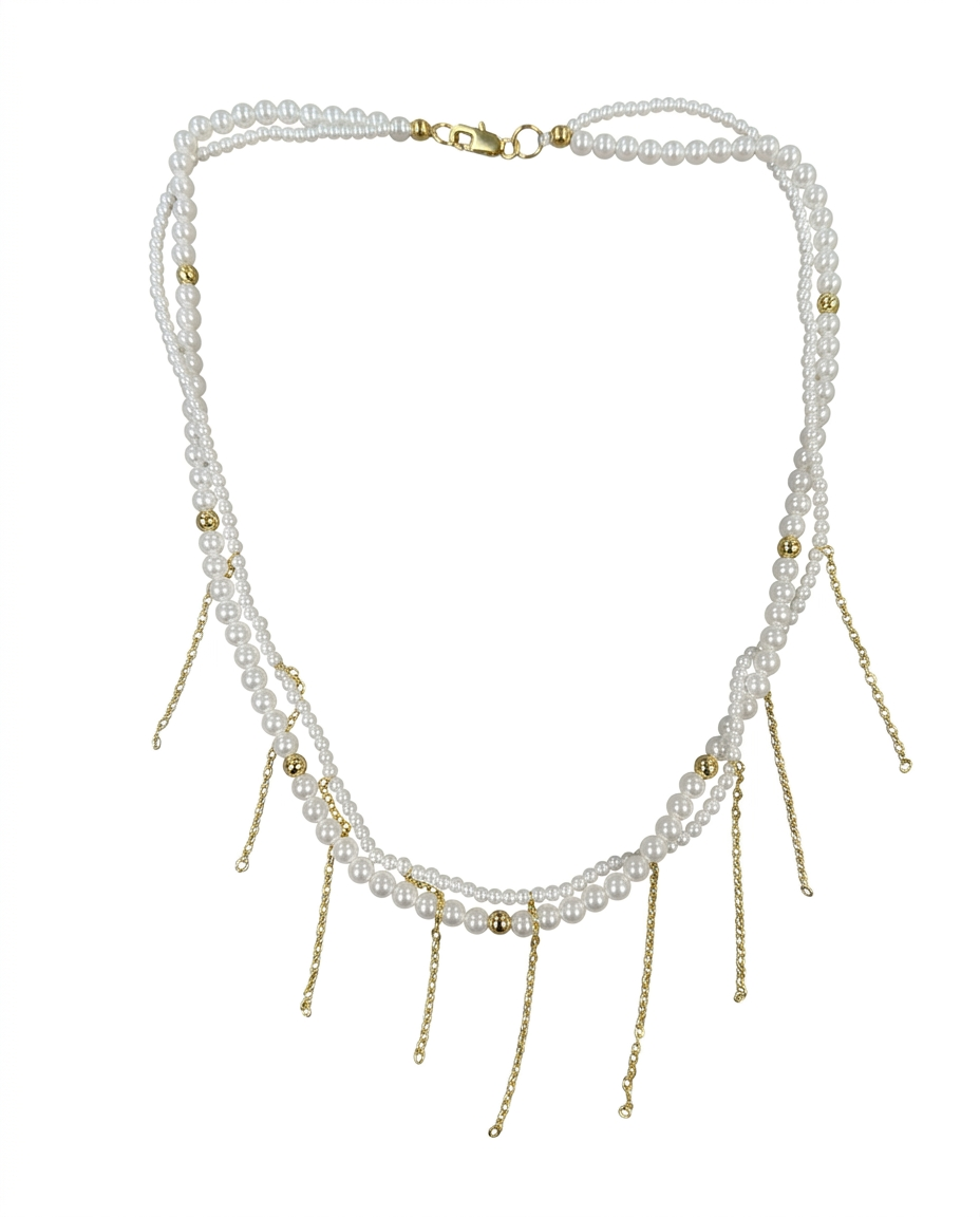 Collar Doble Perlas