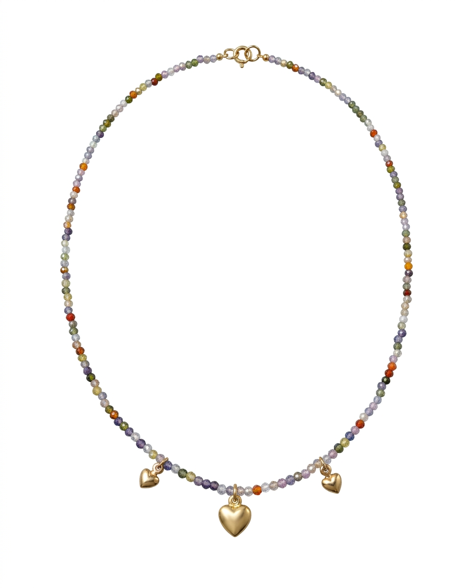 Collar Circones Facetados
