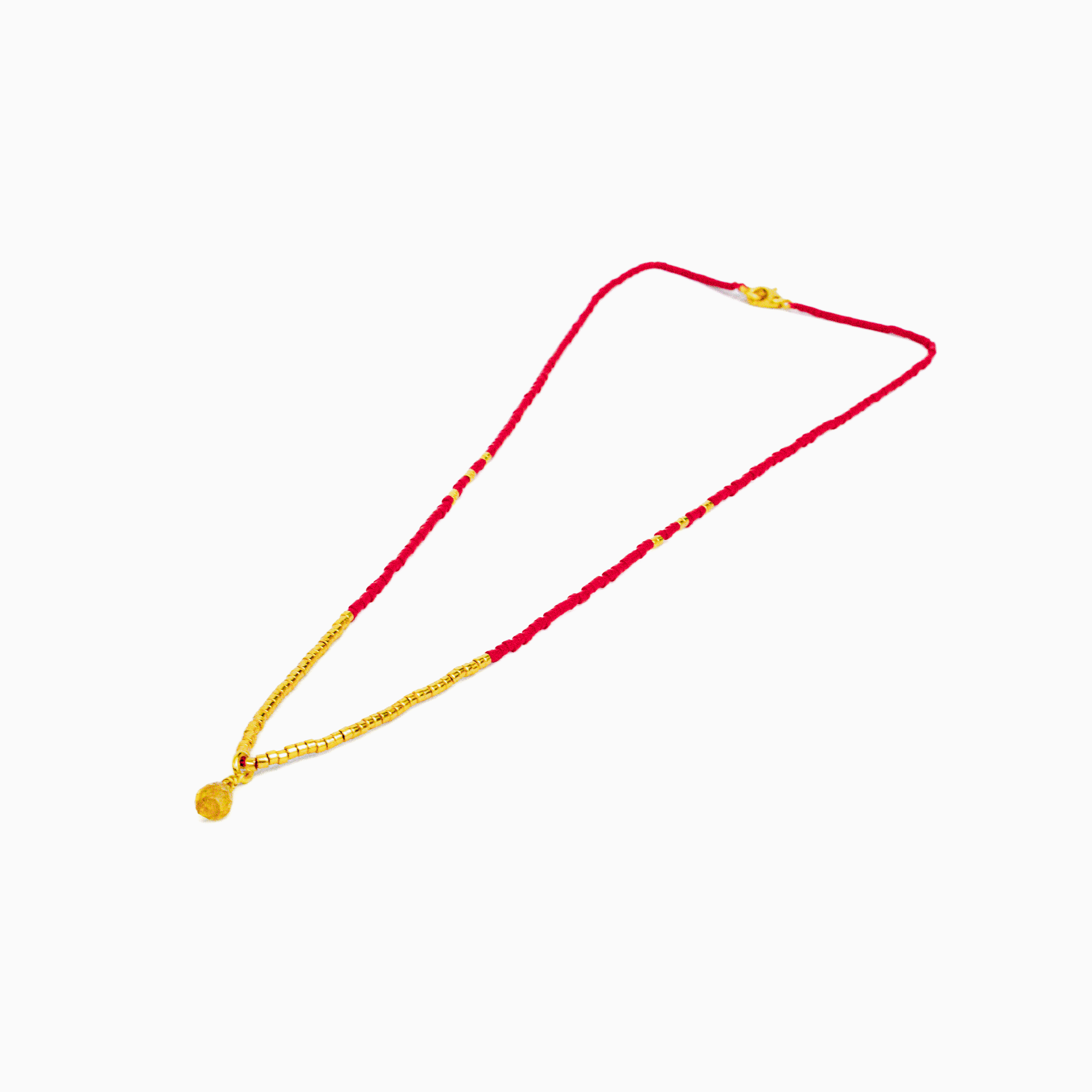 Collar Mostacilla Rojo