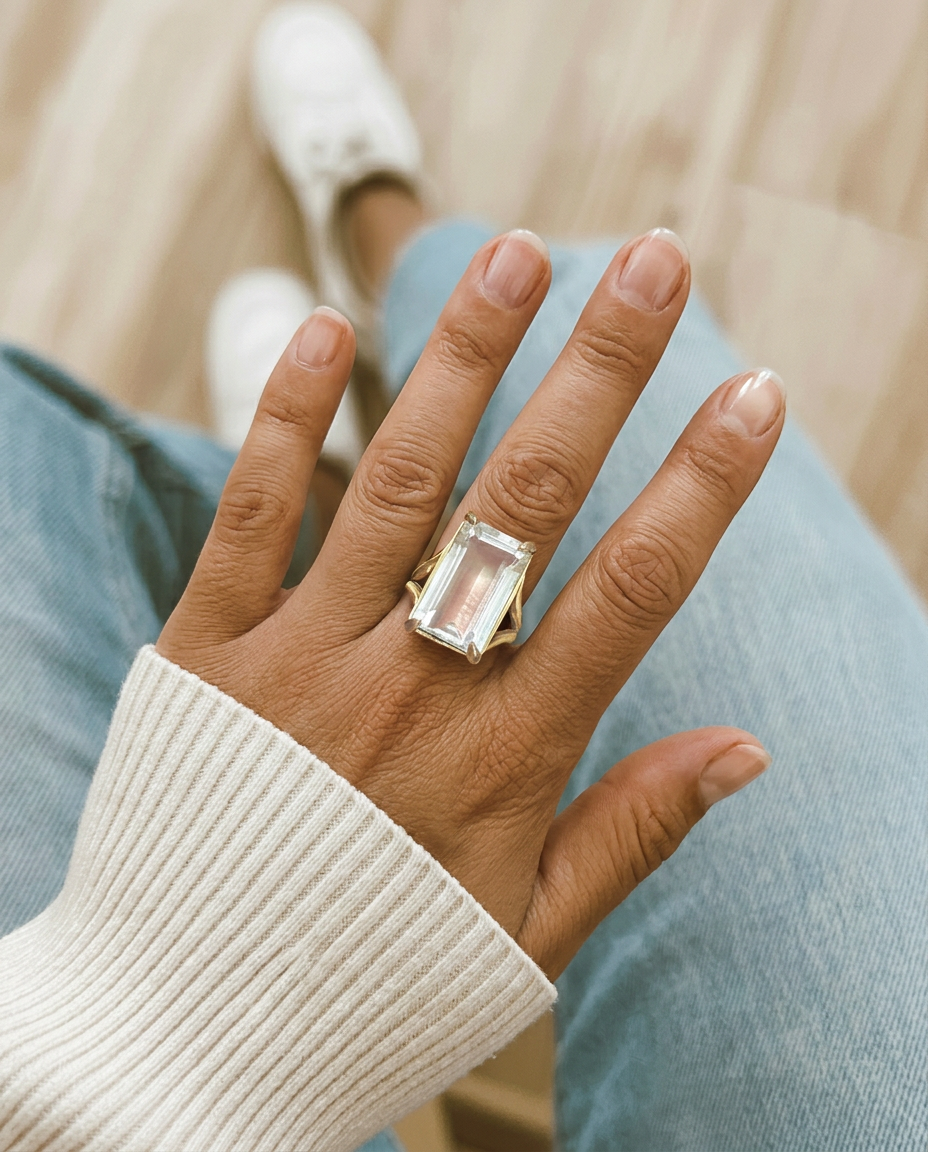 Anillo Raíz Cuarzo