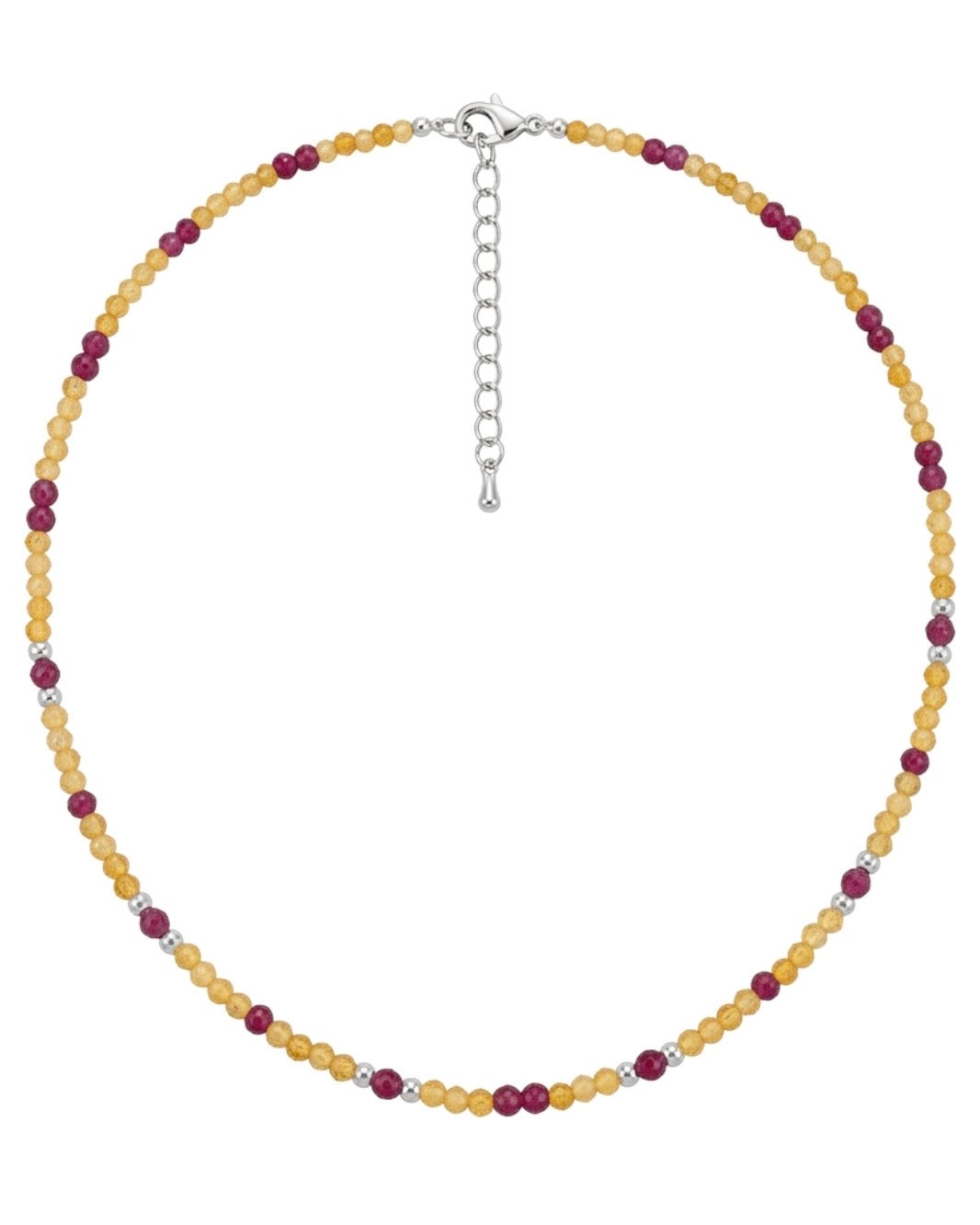 Collar Circón Amarillo