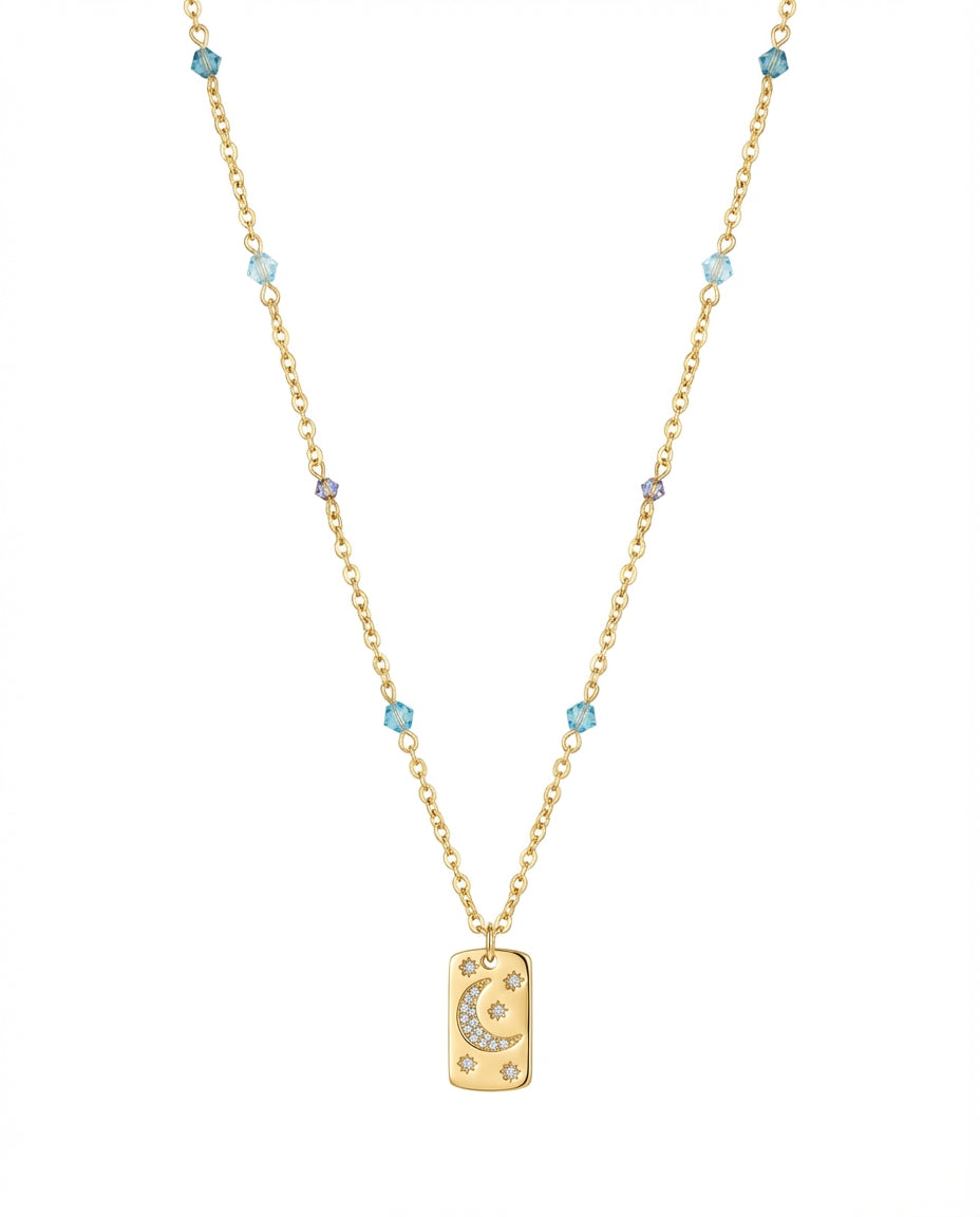 Collar Placa Luna
