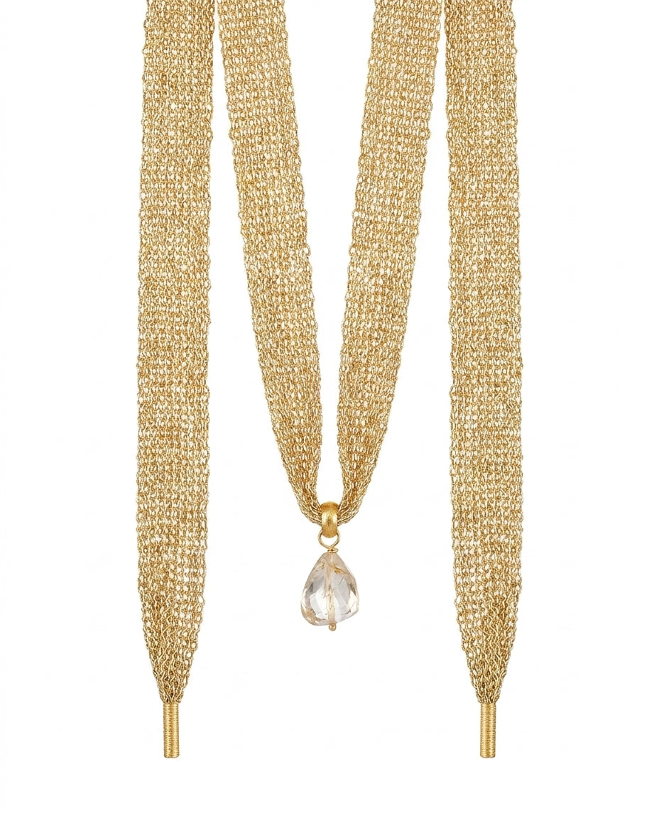 Collar Malla Dorado