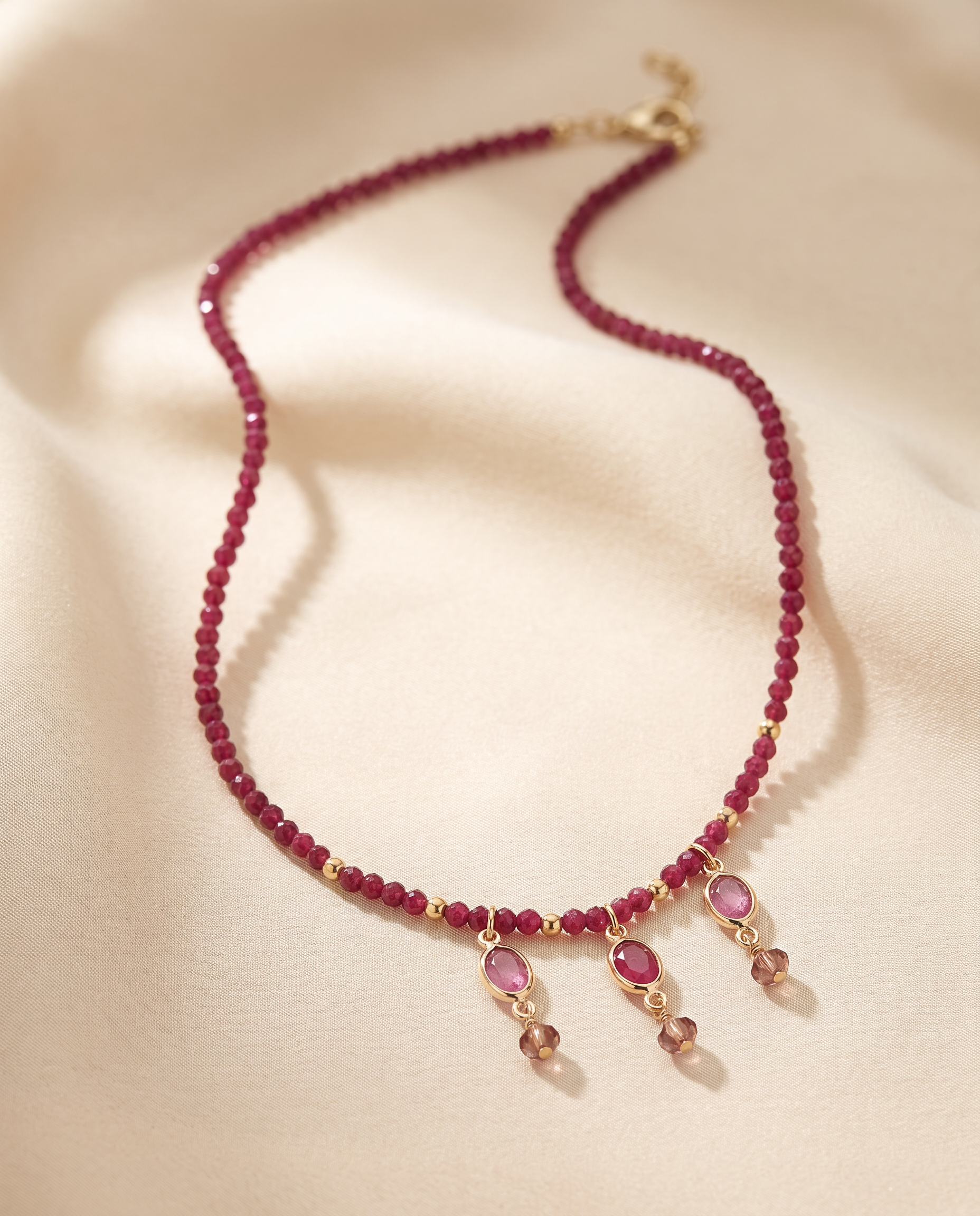 Collar Granates Oro