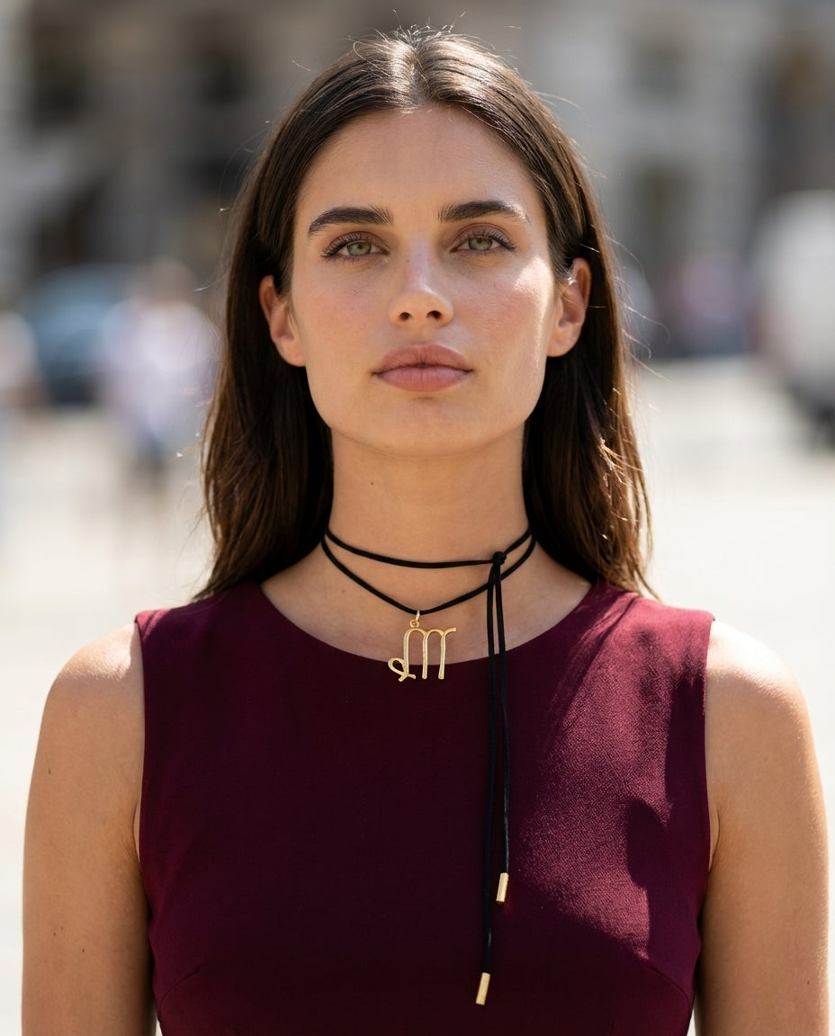 Collar Gamuza Zodiacos