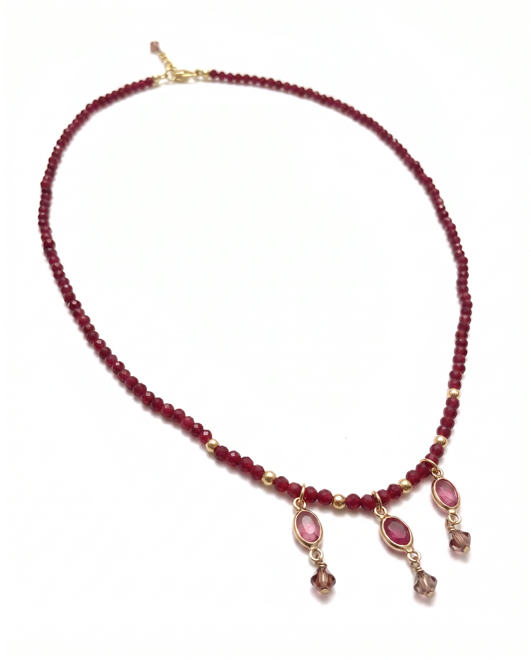 Collar Granates Oro