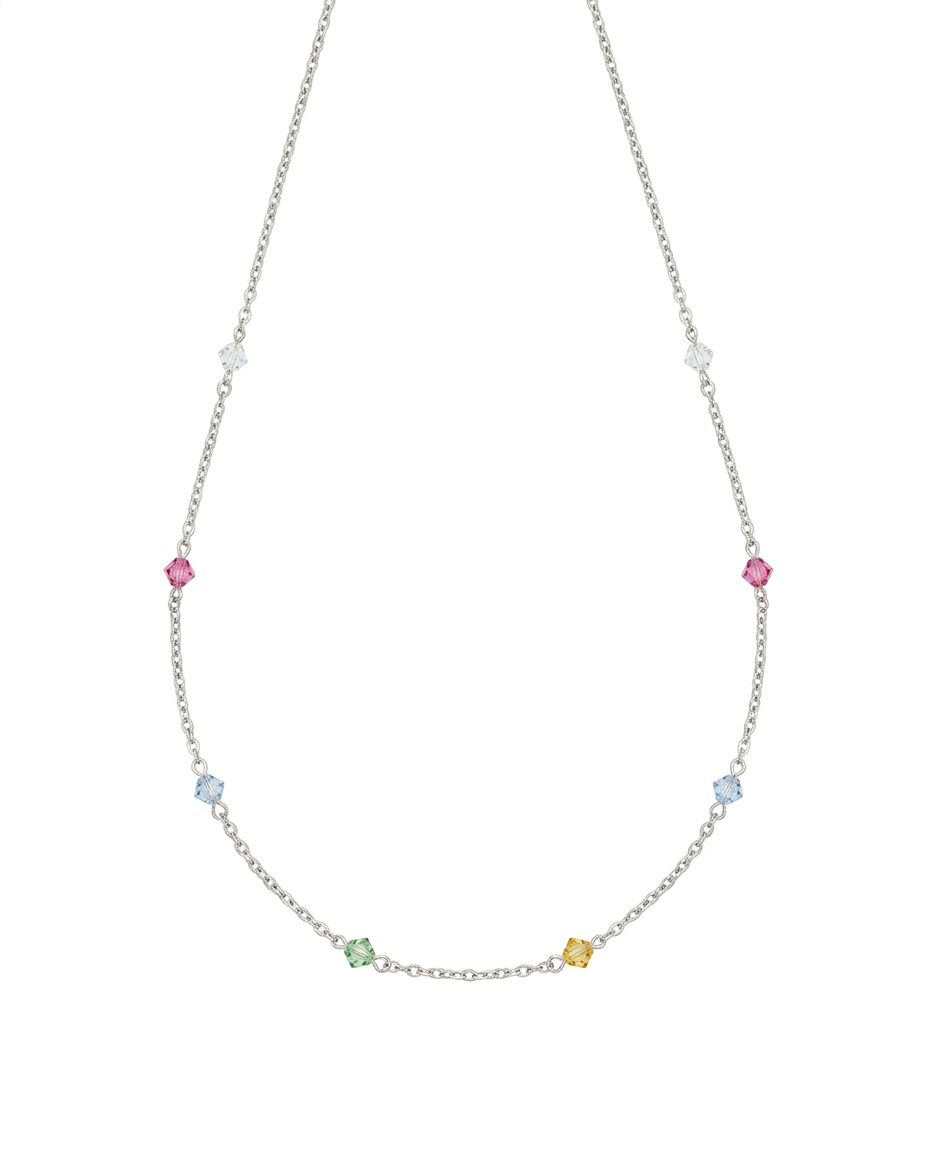 Collar Mini Swarovski Plata