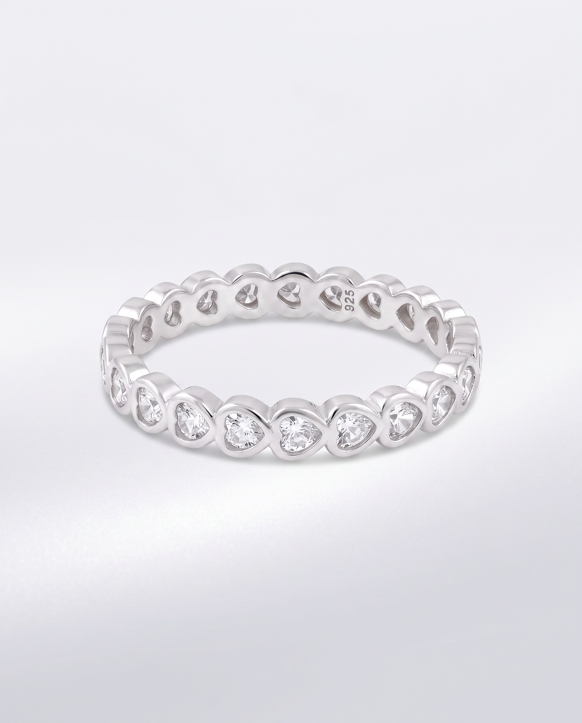 Anillo Circon Corazón