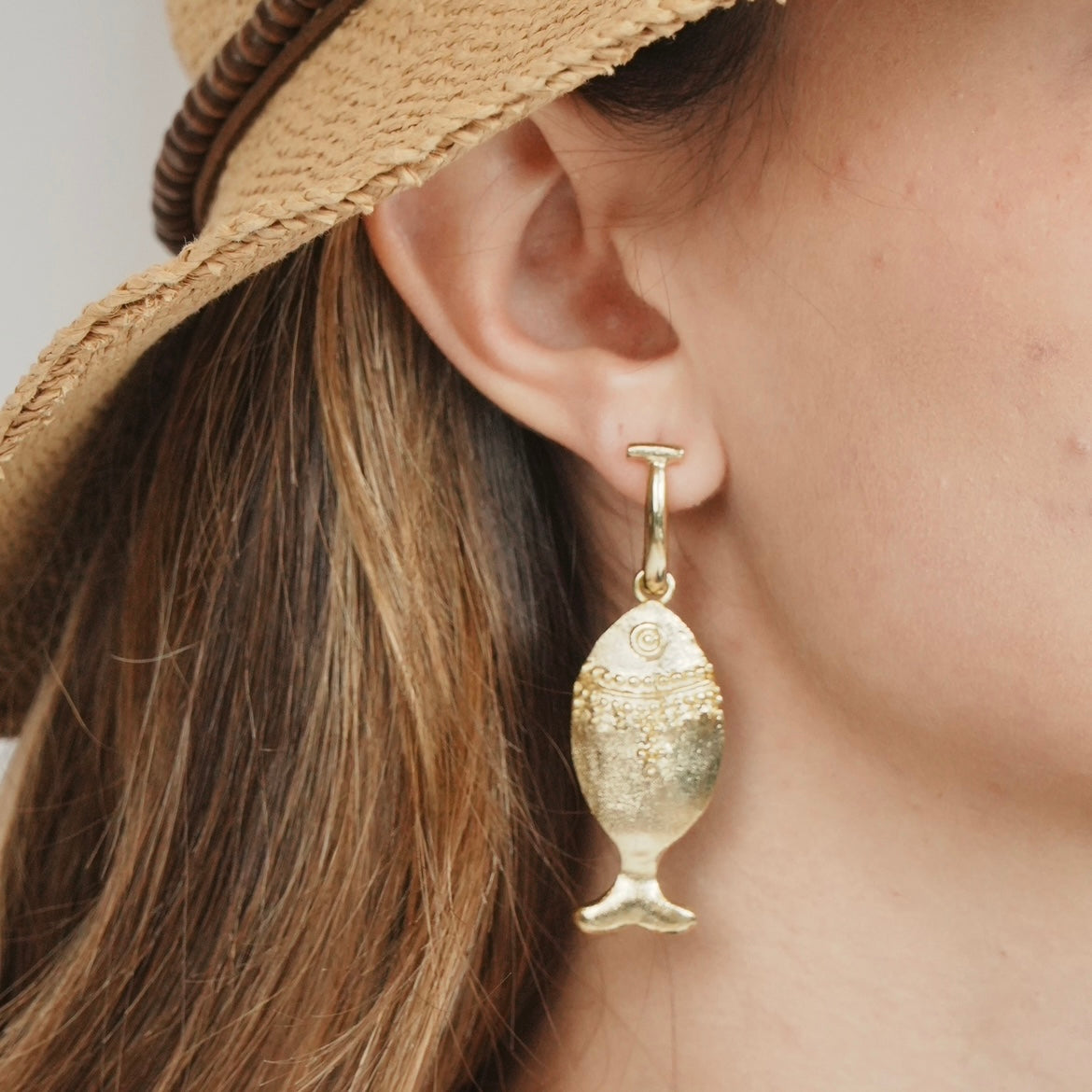 Aros Pez Aqua Gold
