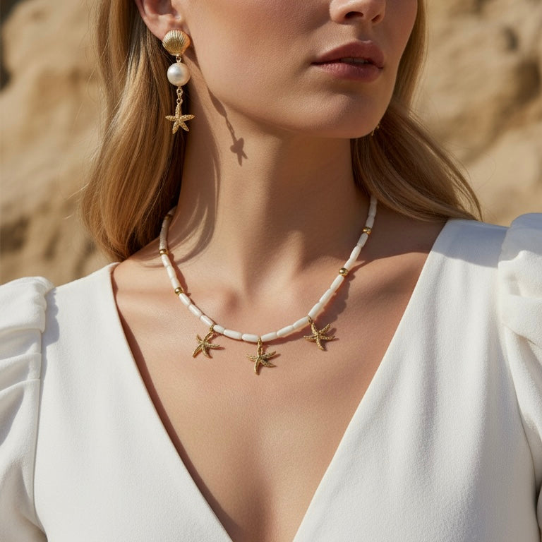 Collar Nácar Estrella