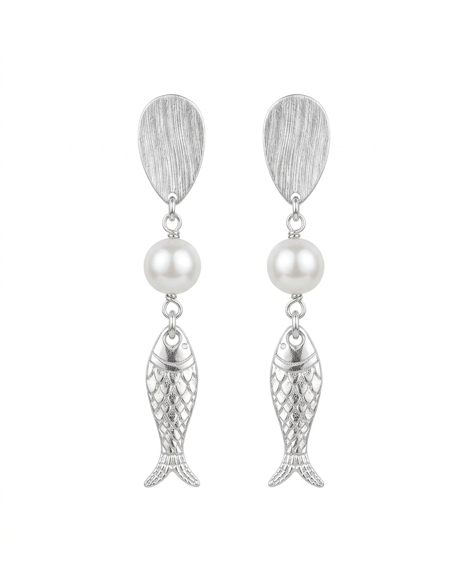 Aros Peces Silver